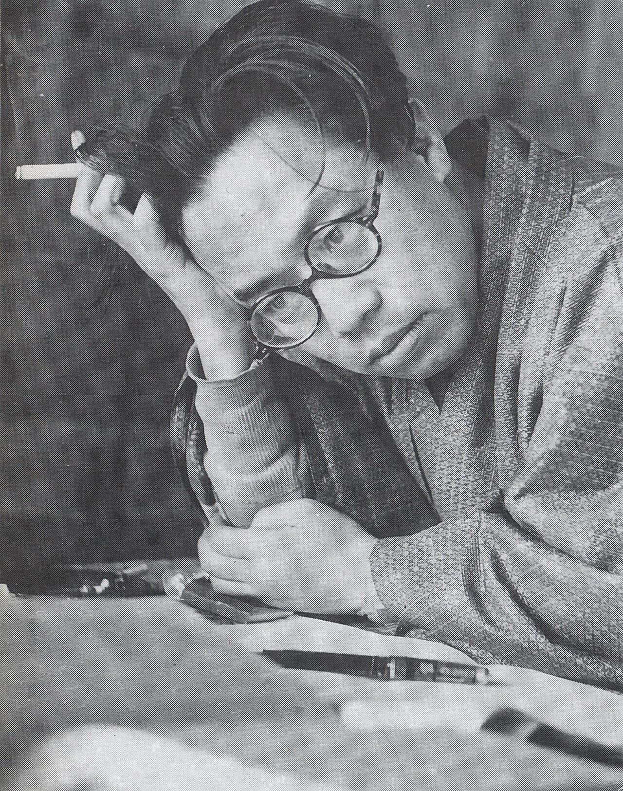 1955年、46歳の松本清張。『ゼロの焦点』の連載が始まる3年前