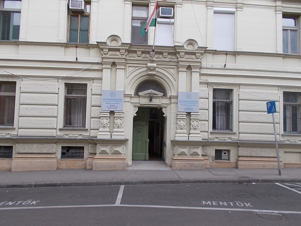 Munkácsy Mihály Straße 2 2022 Pécs | オンザショア立川店 立川駅徒歩1分年中無休の溶岩ホットヨガスタジオ ハンガリーのペーチにある大学の泌尿器科クリニックが入る19世紀末の建物 立川駅徒歩1分年中無休の溶岩ホットヨガスタジオ